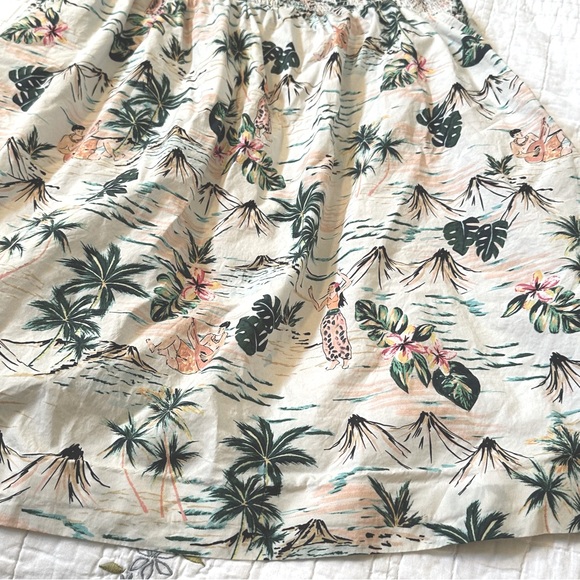 Classic Prep - smocked Hadley girls dress - palm tree summer vibe print size 14 - Picture 2 of 6